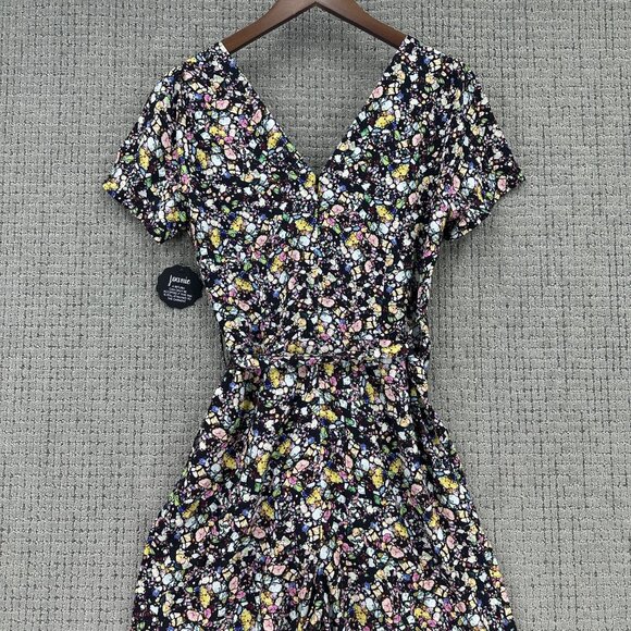 Natural History Museum X Joanie Jumpsuit 4 Multicolor Abstract Wide Leg - Picture 5 of 16